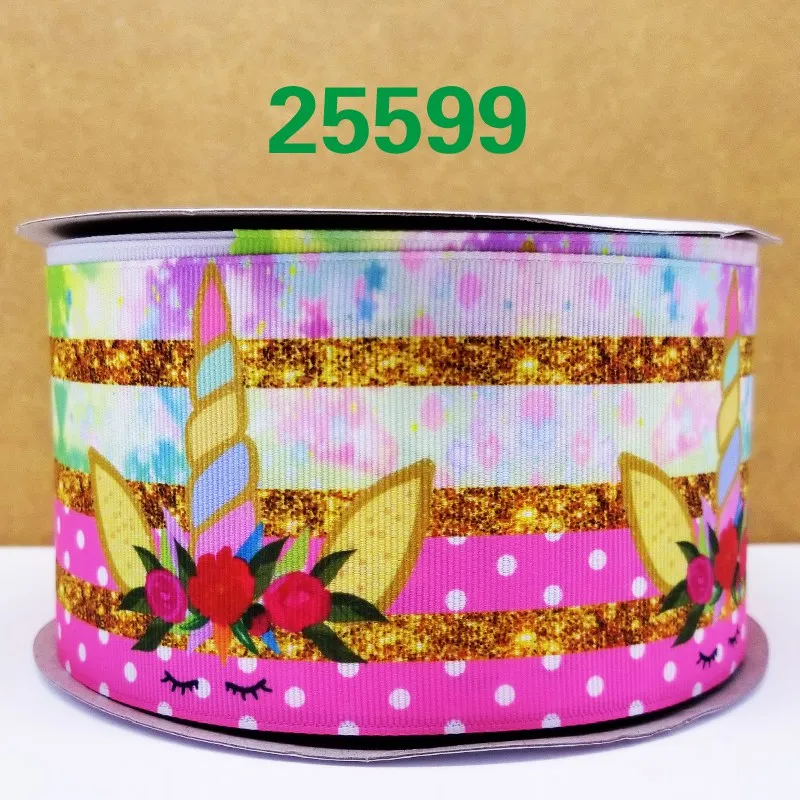 50 ярдов мультфильм напечатанный grosgrain ленты 25599
