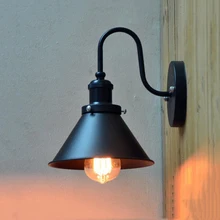 Vintage retro lámpara de pared para apartamento estudio Oficina almacén porche puerta delantera cabecera Pared de salón barra de luz pub hotel café lámpara bra