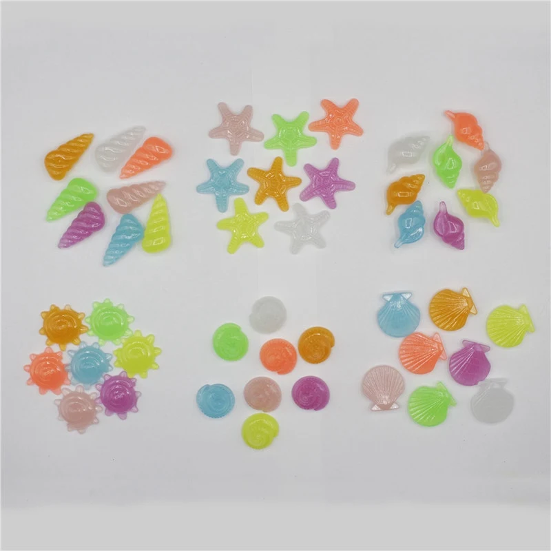 Glowing Pebbles Stones Luminous Stones Glow In The Dark Garden Aquarium Light-emitting Artificial Fish Tank Bonsai Garden