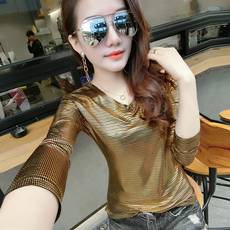 

Fashion woman blouses 2018 long sleeve pluS size 3XL women blouse shirt sexy solid women tops blusa feminina shirt women A136