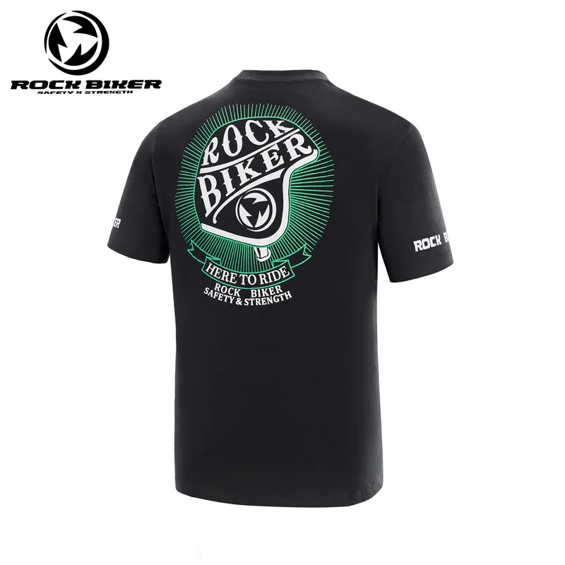 

Rock Biker Mens Motorcycle T-shirt Rider Racer Motorist Knight Wear High Speed Leisure Sports T Shirt For Riding Racing Cycling