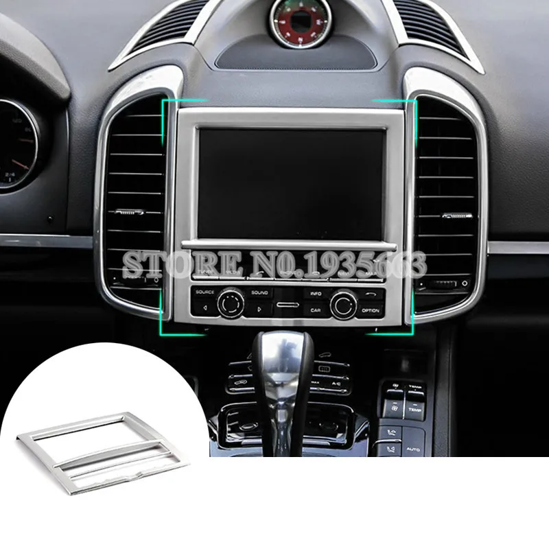 For Porsche Cayenne Inner Console Gps Navigation Cd Panel