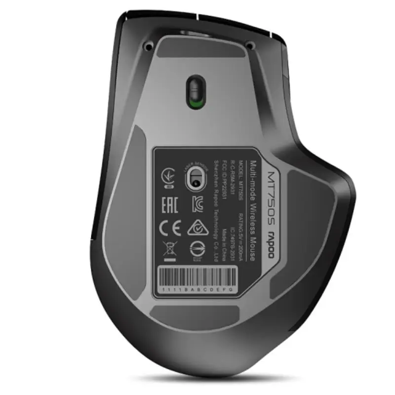 Rapoo MT750S перезаряжаемая многомодовая беспроводная мышь с 3200 dpi Bluetooth 3 0/4 0 RF 2 4 GHz для