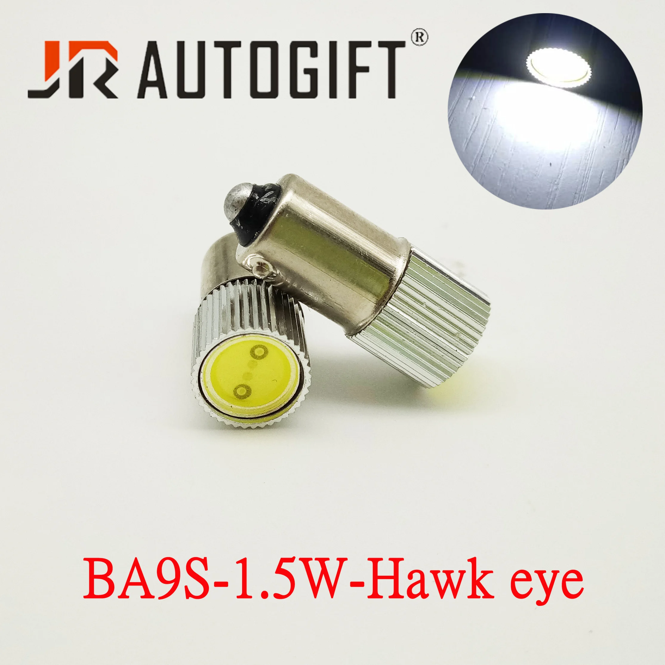

2PCS BA9S-1.5W-Hawk eye Straight stripe White T4W High power 12V 24V Auto lamp Wedge lamp License plate signal Car-styling