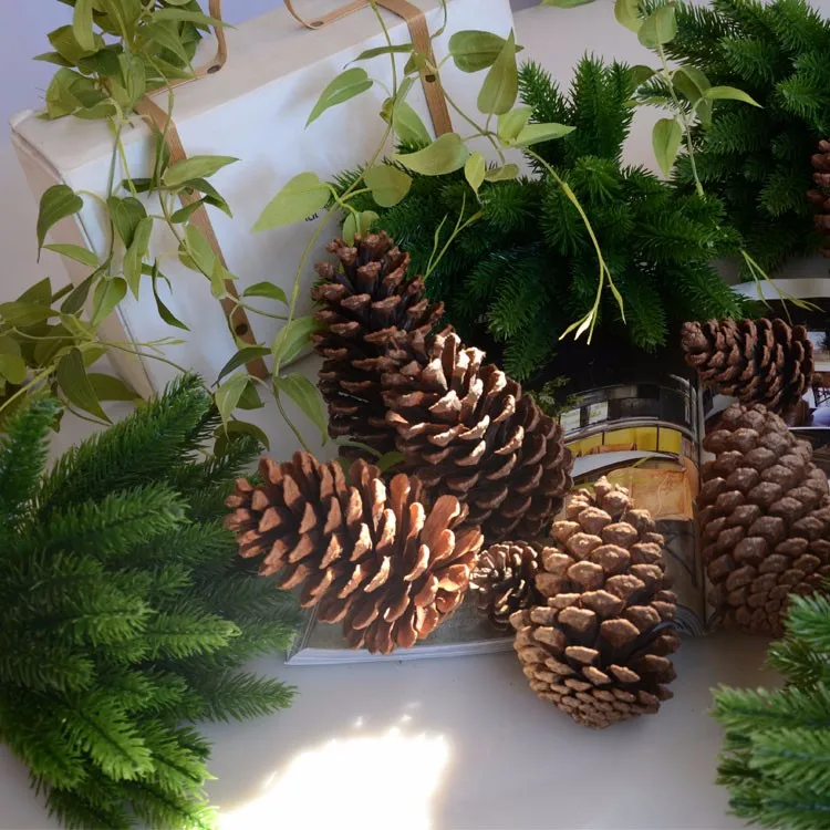 Рождественские елки Декоративные сосновые моделирования растений цветочные аранжирование аксессуары искусственный венок