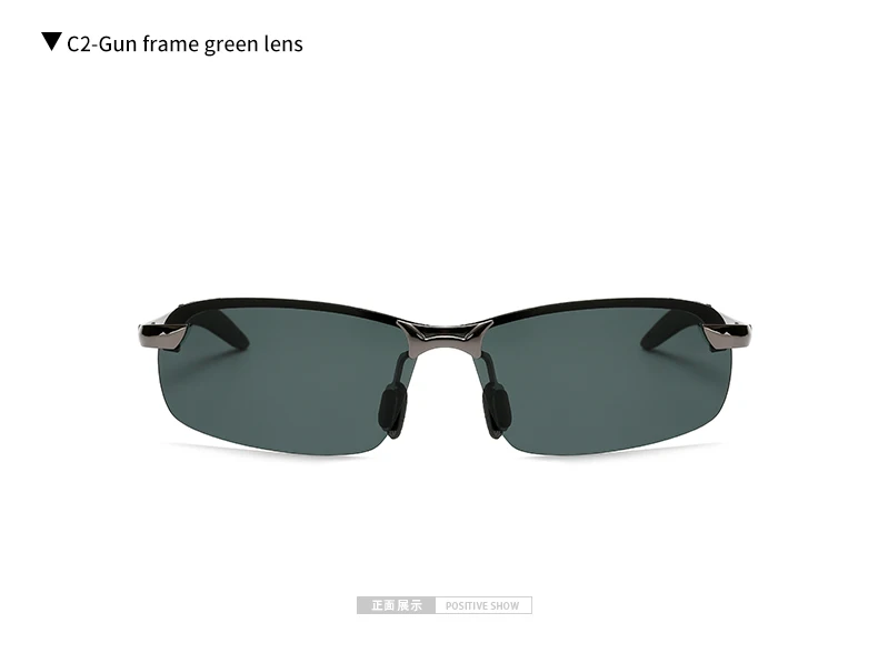 Longkeader Ретро HD поляризованные солнцезащитные очки для женщин и мужчин полуоправы очки для вождения винтажные металлические оправы Gafas de sol