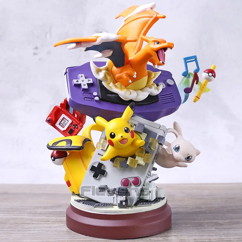

Anime Cartoon Monsters Center Charizard Mew PVC Statue Figure Collectible Model Toy Gift for Kids Children