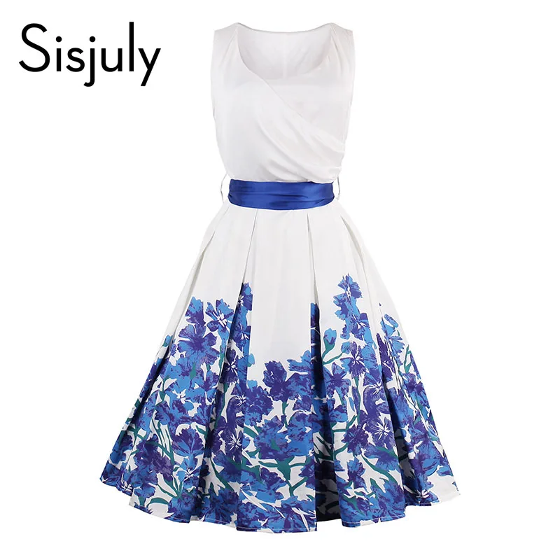 Купить Бело Синее Платье