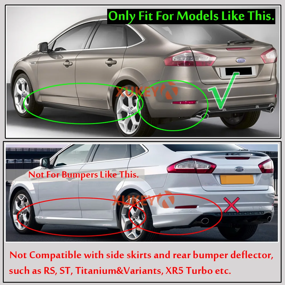 Набор формованных брызговиков для Ford Mondeo Mk4 2007 2012 брызговики бритвы 2008 2009 2010