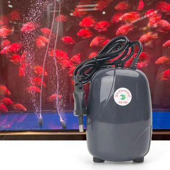 

Acuarios Energy Efficient Aquarium Oxygen Fish Air Pump Tank Super Silent EU Plug 5W
