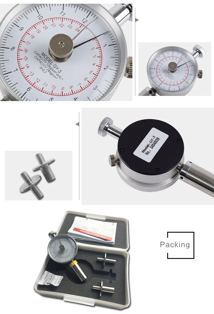 GY-3 фруктовый склерометр фруктовый дюрометр твердомер