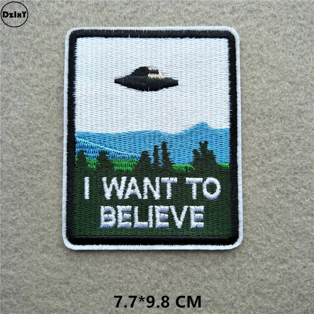 (46 стилей) пришельцы патчи для одежды UFO вышитые аппликации железные на значки