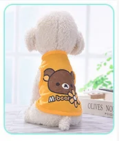 AHUAPET Лидер продаж рубашка для собак Одежда для щенков дешевая одежда для собак для маленьких собак весна лето осень 12 стилей Avaliable E - Цвет: F