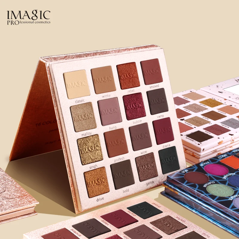  IMAGIC Eye Shadow Palette Natural Shimmer Matte Eyeshadow Powder Brand Professional Eyes Makeup Pal