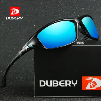 

DUBERY Vintage Sunglasses Polarized Men's Sun Glasses for Men Goggle Shades Drive Black Oculos Male 9 Colors Model Square Box