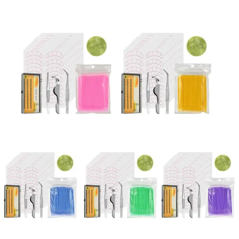 False Eye Lashes Extension Kits Cotton Swab Eyelash Brush Tweezers Gasket Grafting Eyelashes Grafting Exercise Papers Set Tools
False Eye Lashes Extension Kits Cotton Swab Eyelash Brush Tweezers Gasket Grafting Eyelashes Grafting Exercise Papers Set Tools