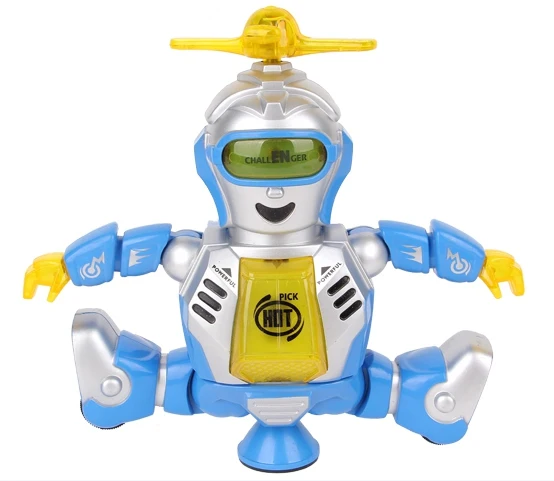 

Strong breeze dance flutter and the intelligent robot rotate 360 degrees with light music electric toy