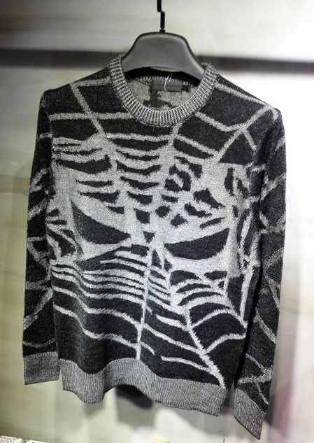 black sweater back