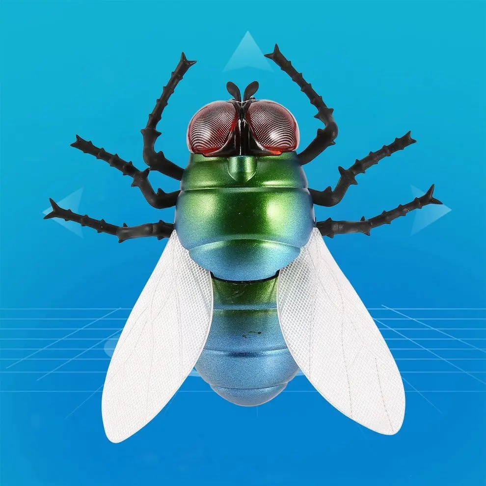 

Infrared Remote Control Realistic Housefly RC Animal Fly Insect Toy Gift Gadgets Electronicos Toys for Children