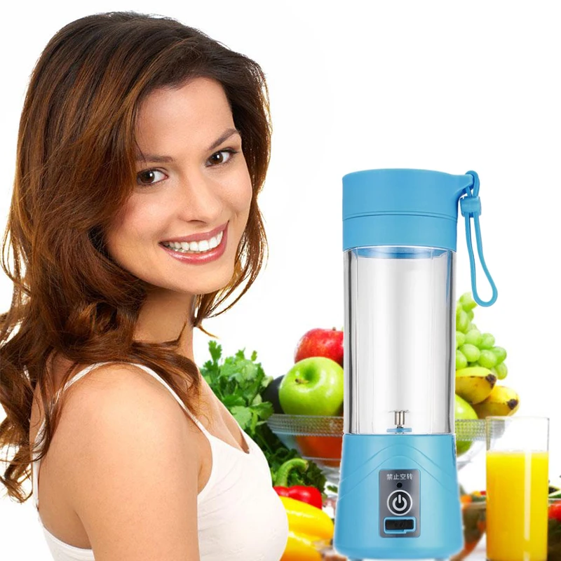 

380ml USB Rechargeable Juicer Bottle Cup Juice Citrus Blender Lemon vegetables fruit Milkshake Smoothie Squeezers Reamers Bottle