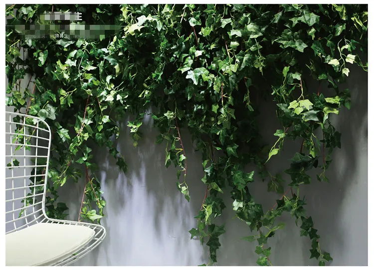 1,3 м/1 м Искусственный цветок розы из ротанга зеленый плюща домашний балкон декоративный поддельный flowe овраг свадебный цветок декор для стен и потолка