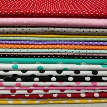 25x24 см, 20 цветов, узор в горошек, одноцветная хлопковая ткань, Лоскутная Ткань, набор, сделай сам, ткань для шитья, образцы