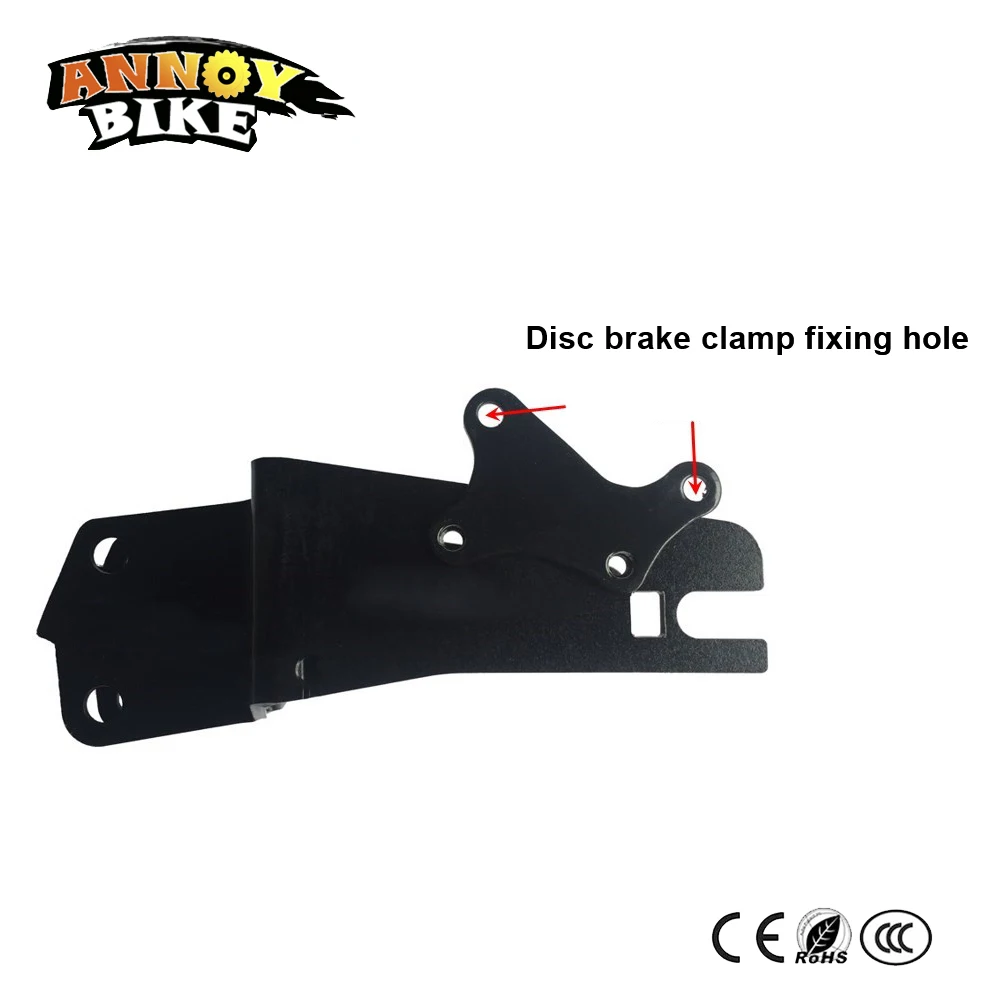 Clearance 8 inch Rear Fork 108mm Disc Brake Drum Brake Scooter Carbon Fork Hub Motor Modified Suitable Electric bicicletas Bike Mountain 2