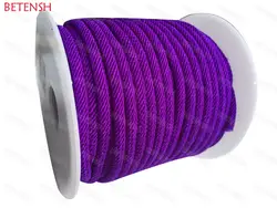 4-5 мм Фиолетовый витой шпагат нейлоновый шнур + DIY Craft Jewelry Интимные аксессуары Макраме Веревка Браслет Шамбала thread-25m/ roll