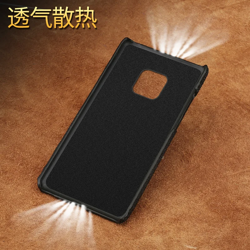 Genuine Stingray Leather case for Huawei mate 20 20Pro 10 pro 9Pro Lite Nova 4 P SMART 2019 Pearl fish phone For honor V20 8X