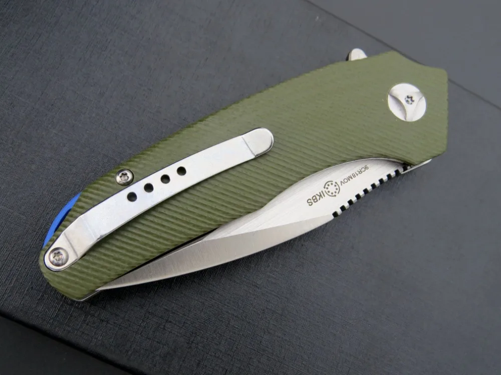 Eafengrow EF80 D2 стальной G10 ручной EDC нож шариковый подшипник для выживания на открытом