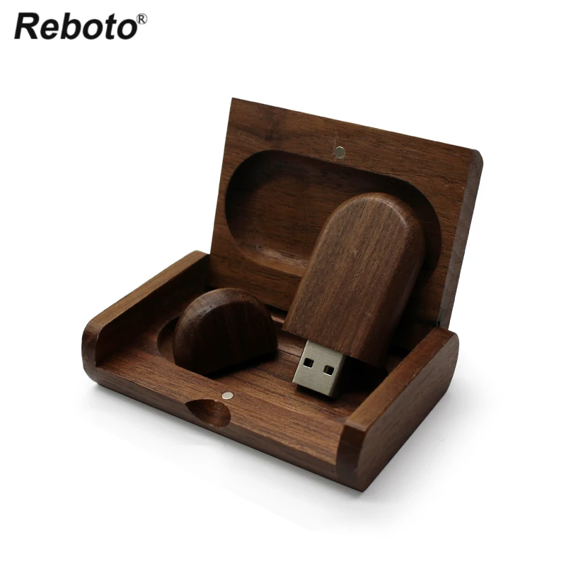 

REBOTO (OVER 10 PCS FREE LOGO) Wood USB Key 4GB 8GB 16GB 32GB 64GB pen drive wooden usb flash drive Memory Stick pendrive