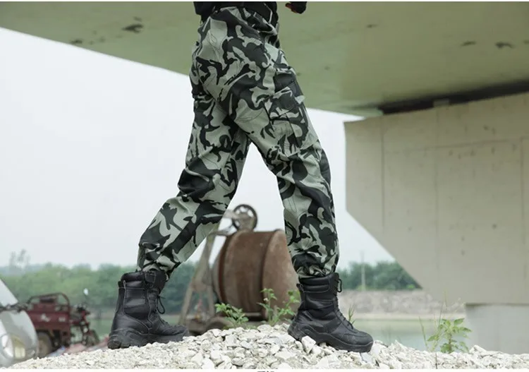 Брюки карго мужские военные тактические камуфляжные брюки армейские спецназ охотники брюки размера плюс Тонкие штаны