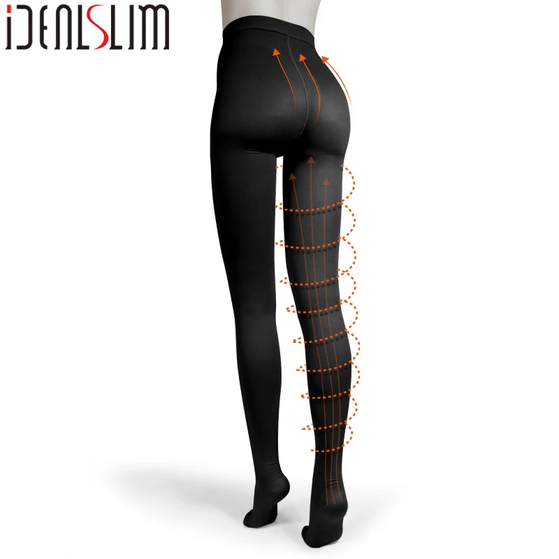 

IDEALSLIM Medical Compression Slim Pantyhose Closed Toe Women Compression Pants Tights Stockings