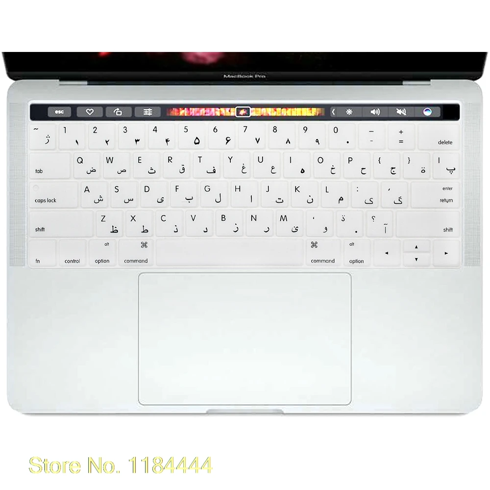 Силиконовая накладка на клавиатуру для нового Macbook Pro 13 дюймов A1706 и 15 A1707 2017