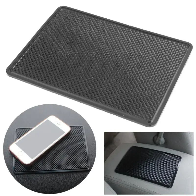 Автомобильный нескользящий Силиконовый коврик VODOOL 19x12 см MP3 GPS держатель для