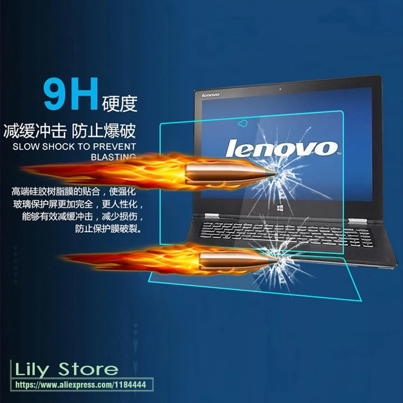 

9H Glass Protector For Lenovo Yoga Book 10.1 Inch Tempered Glass + Keyboard Screen Glass Protect Tablet PC Film 2.5D Edge