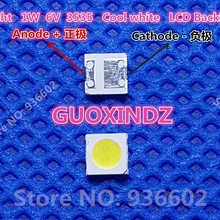 Для SHARP светодиодный ТВ Применение ЖК-дисплей Подсветка для ТВ светодиодный Подсветка 1,2 W 6V 3535 3537 холодный белый GM5F20BH20A