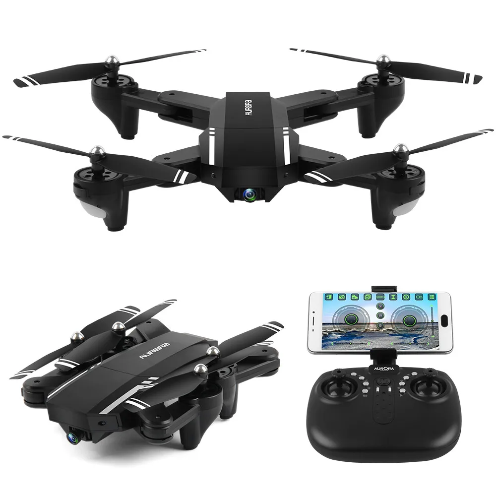 

HINST 2019 Mini Q39W Foldable With Wifi FPV 720P HD Camera 2.4G 6-Axis RC Quadcopter Drone Landing Stability Toys Dec18