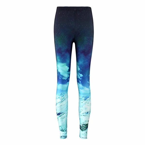 Best Blue Fire Flame Leggings For Women S-4XL