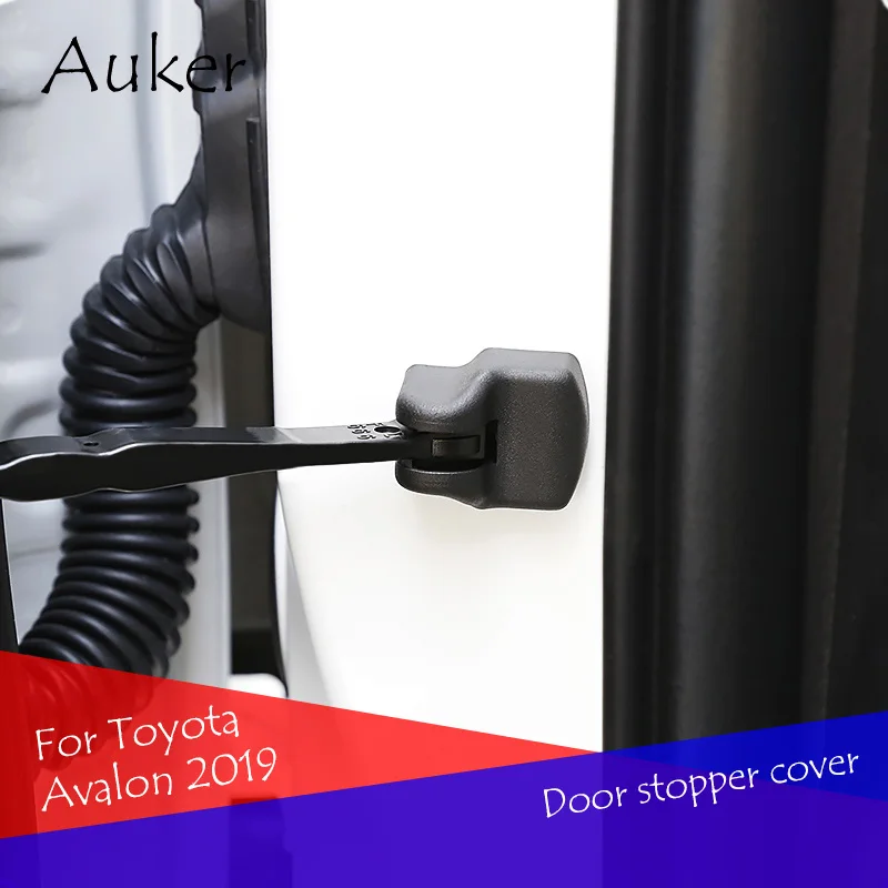 

Car Styling Door Stop Cover Exterior Car Door Stopper Protection Cover 4Pcs/Set For Toyota Avalon 2019