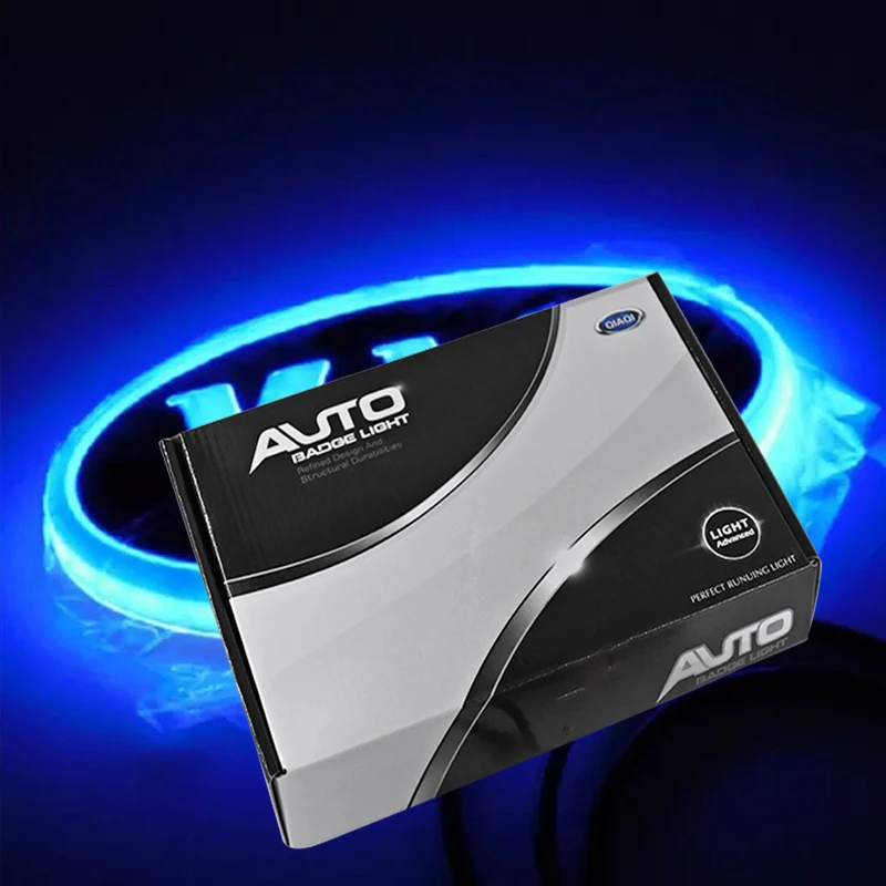 

Shenlao 13x6.5cm 4D Car Emblem light lamp led Rear Badge Sticker light LED light 4D logo light Emblems led For KIA K2 Sportage