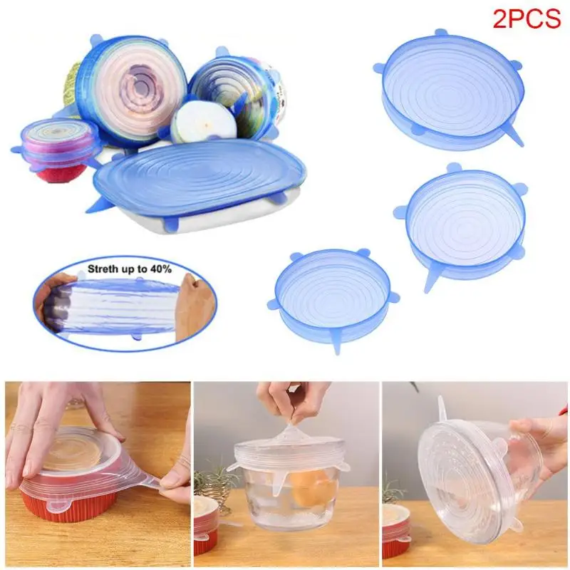 12pcs silicon stretch lids universal lid Silicone food wrap bowl pot