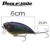 1Pcs wobbler crankbait 6cm 6.7g Fishing lures plastic hard artificial lure Perch fish pesca hooks tackle japan 8 colors YR-277 ► Photo 2/6