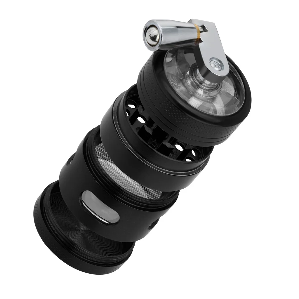 Tobacco Grinder Cigarette Creative Tobacco Cutting 4-layer 61mm Metal Herb& Spice Mills Tobacco Grinder Spice Graters Cursher