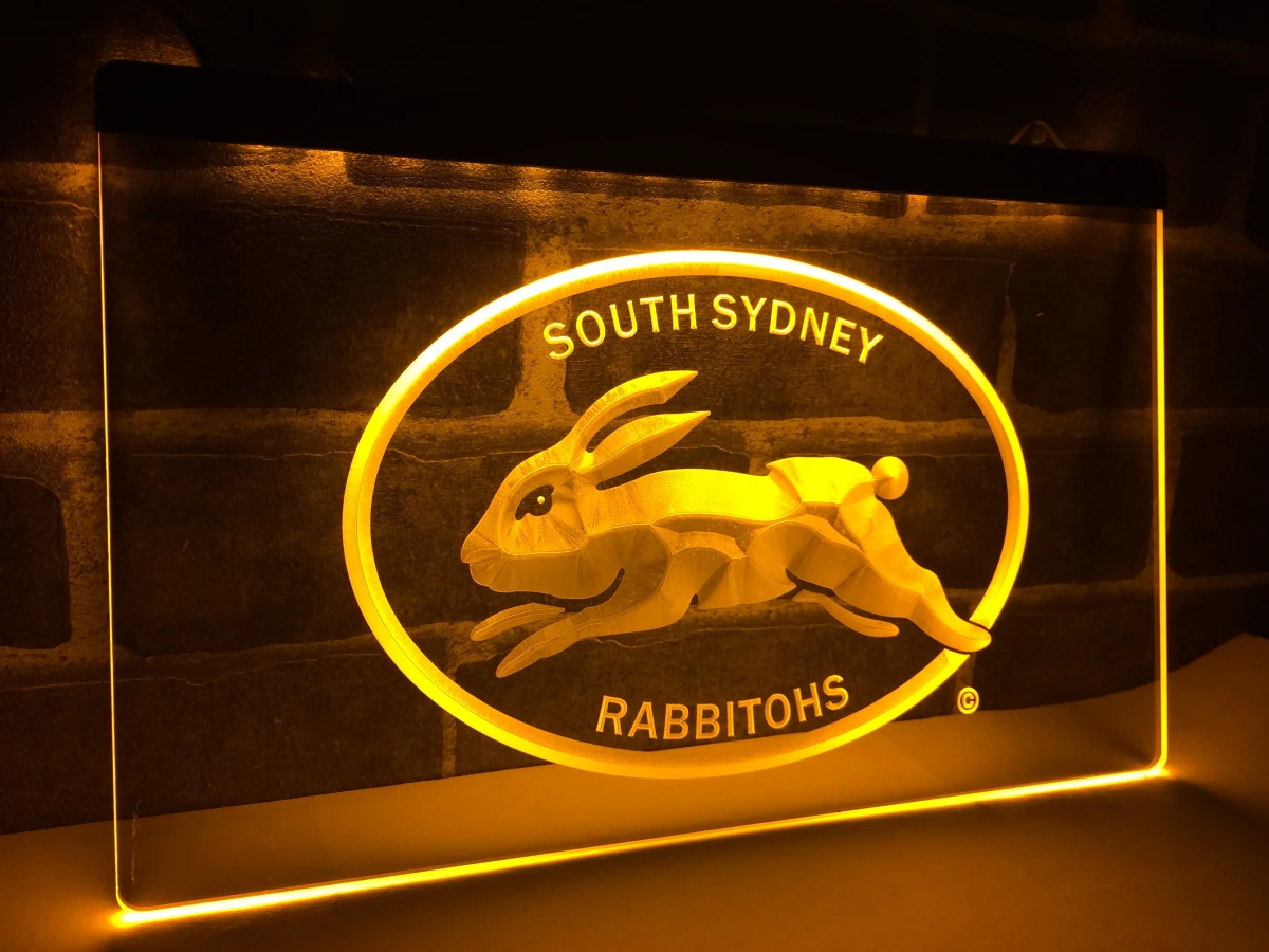 LD384-Южная Сидней Rabbitohs светодиодный неоновый свет знак домашнего декора ремесла