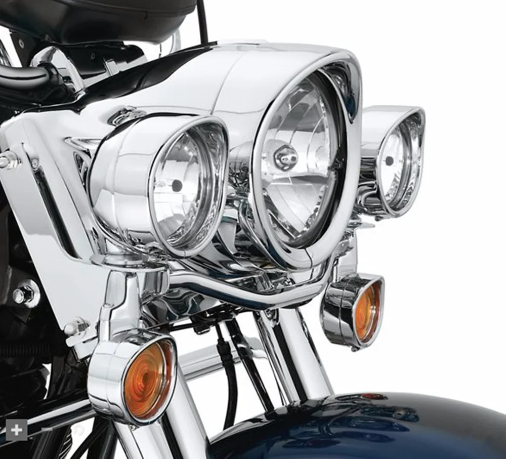 Аксессуары для мотоциклов хромированный 4," 4 1/2" светодиодный вспомогательный светильник 4," противотуманный светильник козырек стильный налобный фонарь накладка кольцо для Harley