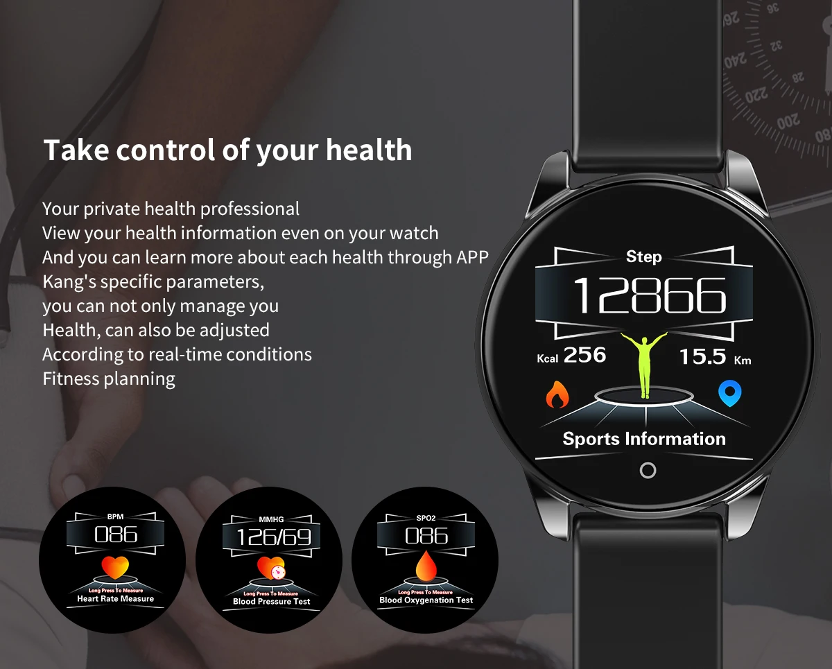696 часы 4 нового поколения Смарт-часы IPX67 водонепроницаемые пульсометр контроль артериального давления мульти-движения Браслет режима