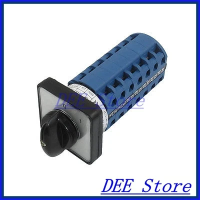 

AC 660V 20A 28 Terminals 2 Positions ON/OFF 7NO+7NC Rotary Selector Cam Changeover Switch