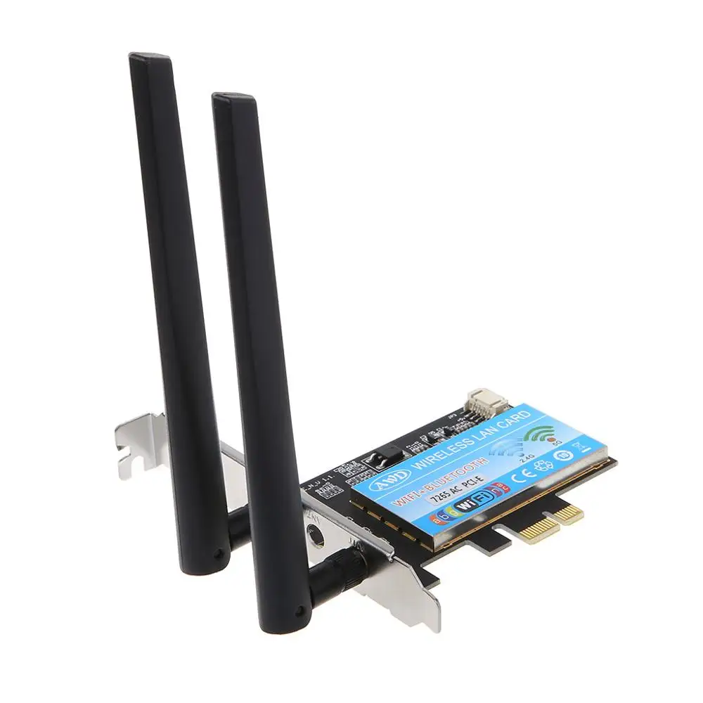 Двухдиапазонная 2,4+ 5G Bluetooth 4,2 Wifi Беспроводная мини PCI-Express сетевая карта для Intel 7265 AC 7260HMW IT-7265HMW 8260