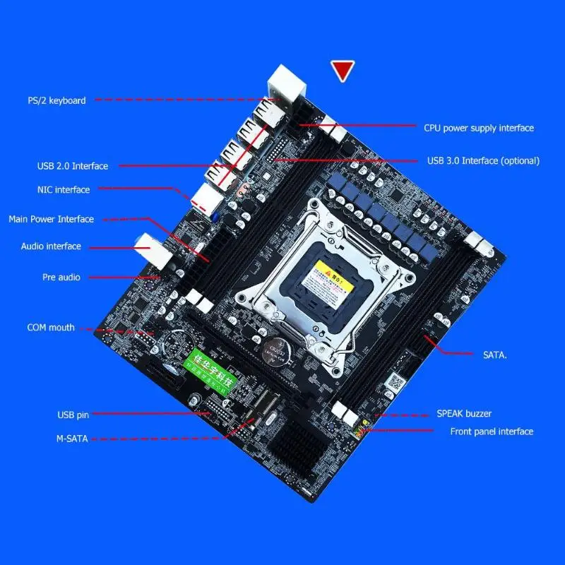 X79 E5 настольный компьютер материнская плата LGA 2011Pin 4 канала RECC игровая материнская плата платформа ЦП поддержка i7 Xeon для Intel H61 P67